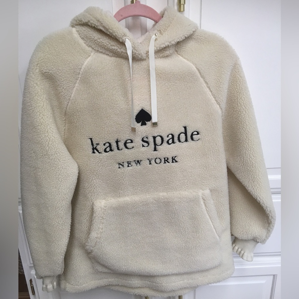 NWT ♠️ Kate Spade ♠️ Med Sherpa Hoodie